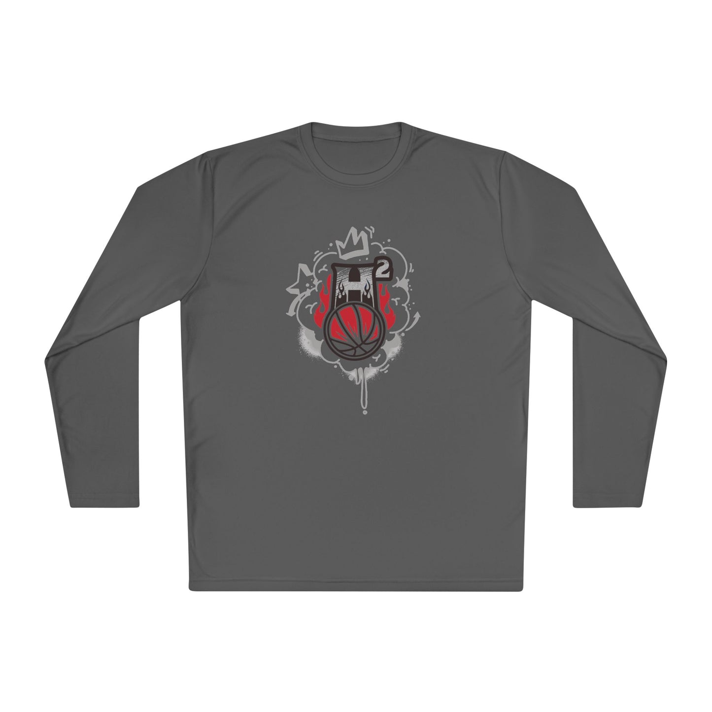 H2 Basketball Long Sleeve Moisture-Wicking Tee