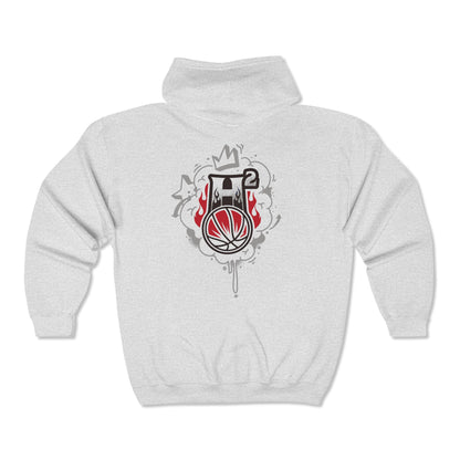 H2 Basketball Front/Back Full Zip Hoodie