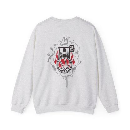 H2 Basketball Front/Back Crewneck Sweatshirt