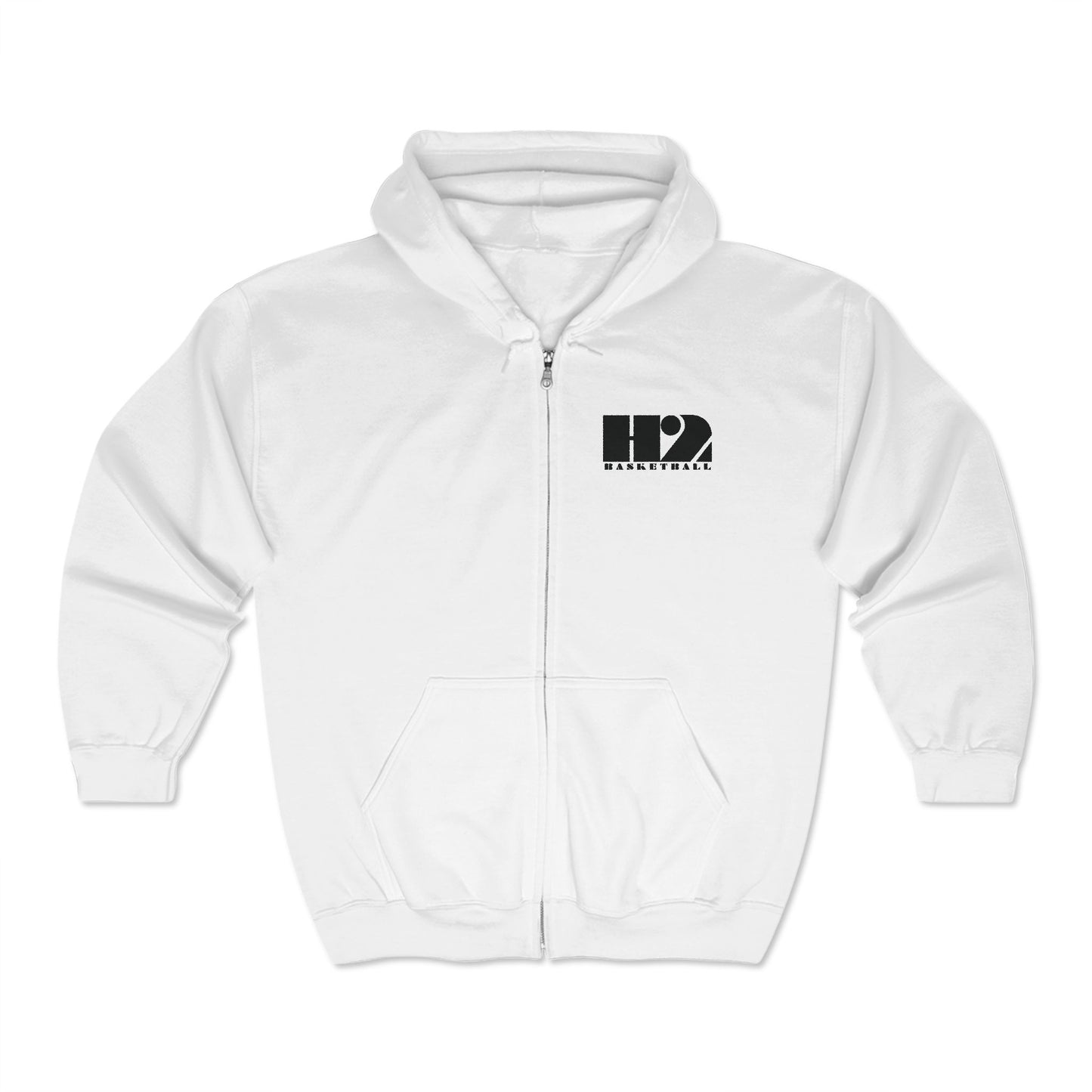 H2 Basketball Front/Back Full Zip Hoodie